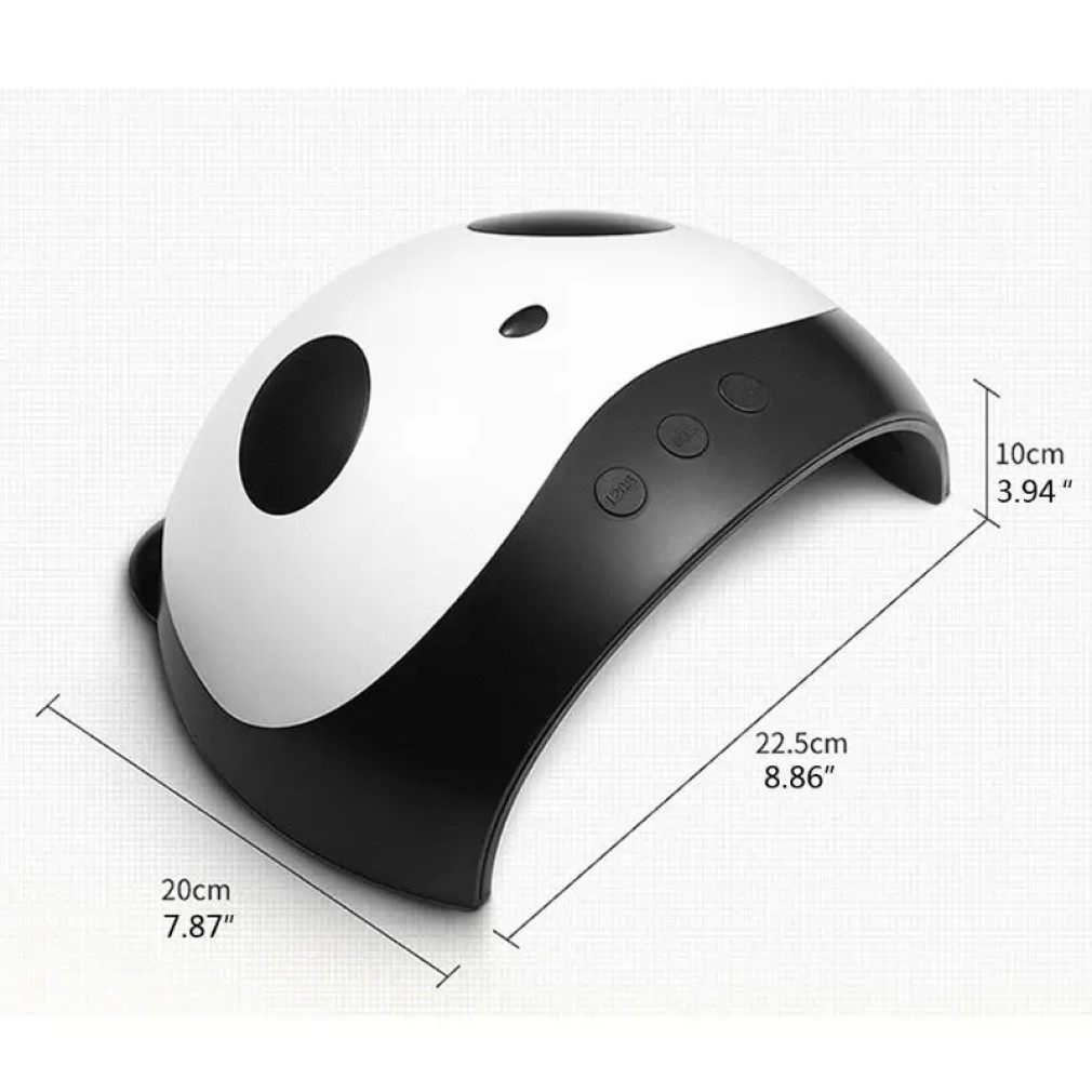 LÁMPARA LED LA EMILIANA PARA UÑAS UV PANDA LED BELLEZA RONDON - 8