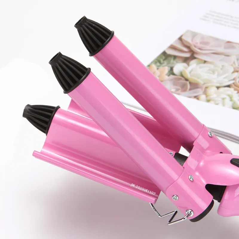 RIZADORA ONDULADORA CABELLO RIZOS 3 TUBOS BELLEZA RONDON - 1