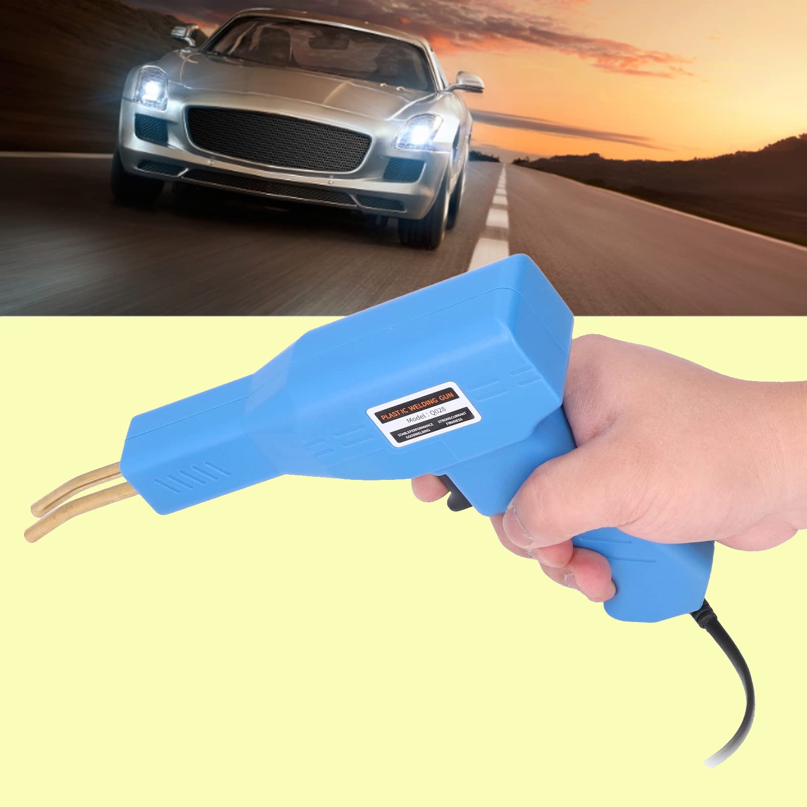 KIT SOLDADOR PAKEWAY PISTOLA GRAPADORA CALIENTE COCHE REPARAR RONDON - 6