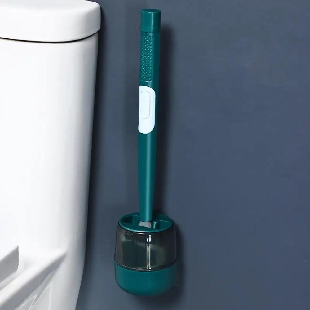 CEPILLO LIMPIADOR BAÑO WC SANITARIA DISPENSADOR JABÓN RONDON - 3