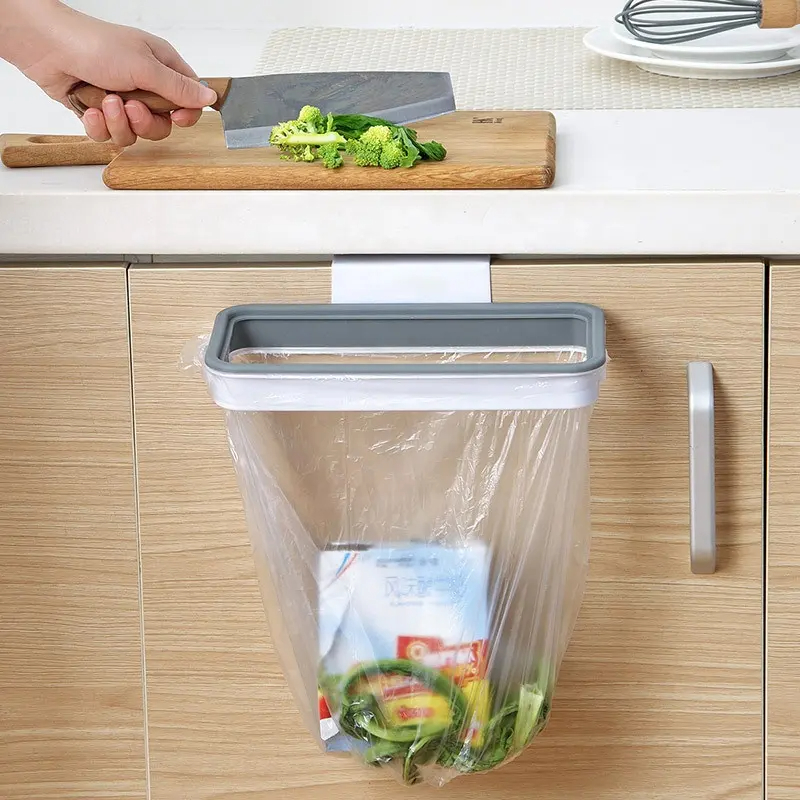 PORTA BOLSA DE BASURA BASURERO BAÑO COCINA PRACTICO RONDON - 5