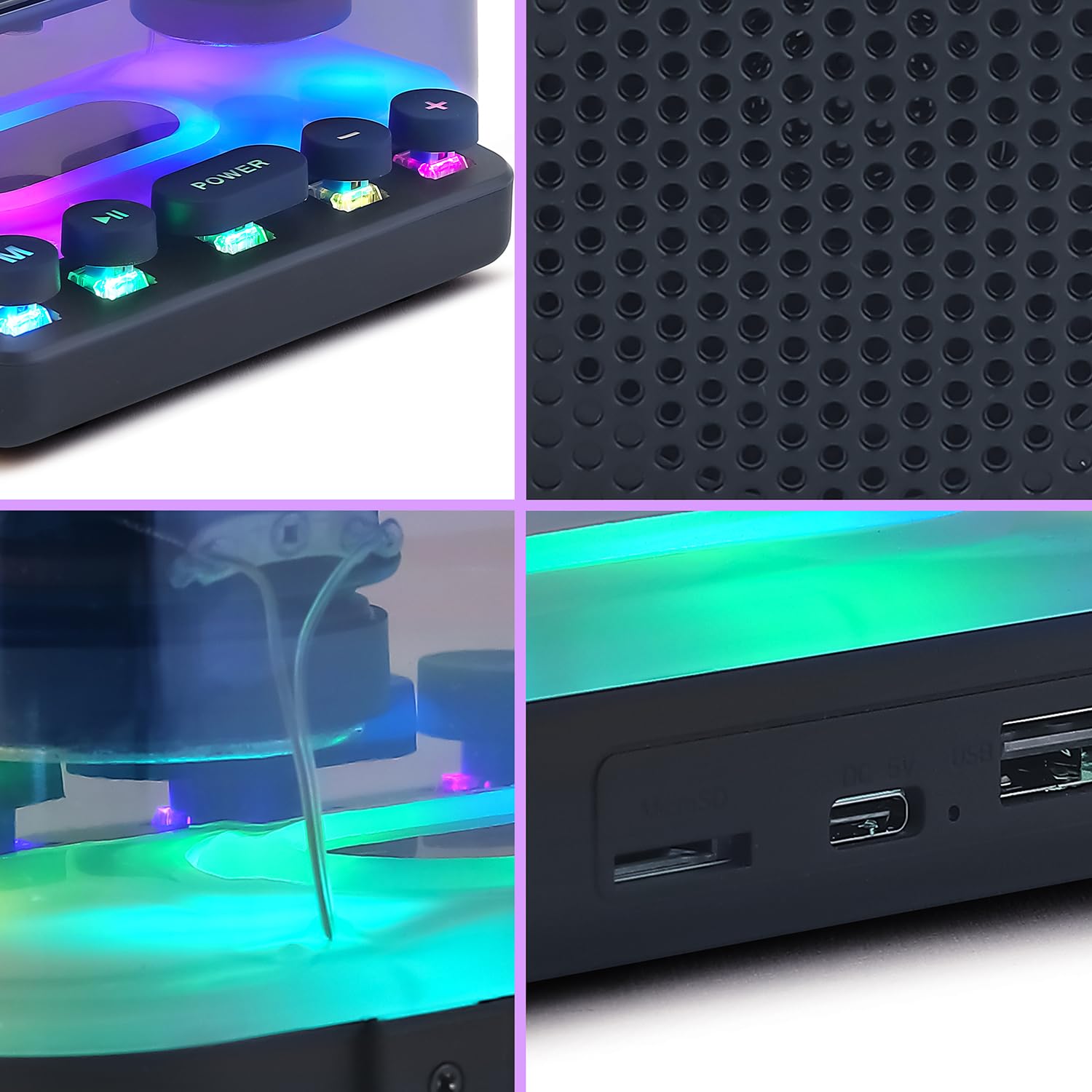 PARLANTE PORTÁTIL CAJA SONIDO BLUETOOTH EXTERIORES RONDON - 8