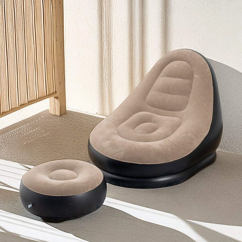 SOFA SILLON INFLABLE PORTATIL COMODIDAD HOGAR PARQUE RONDON - 1