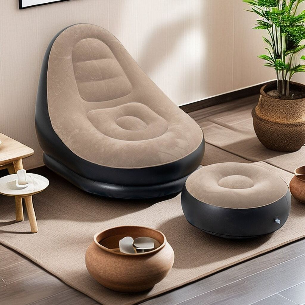 SOFA SILLON INFLABLE PORTATIL COMODIDAD HOGAR PARQUE RONDON - 8