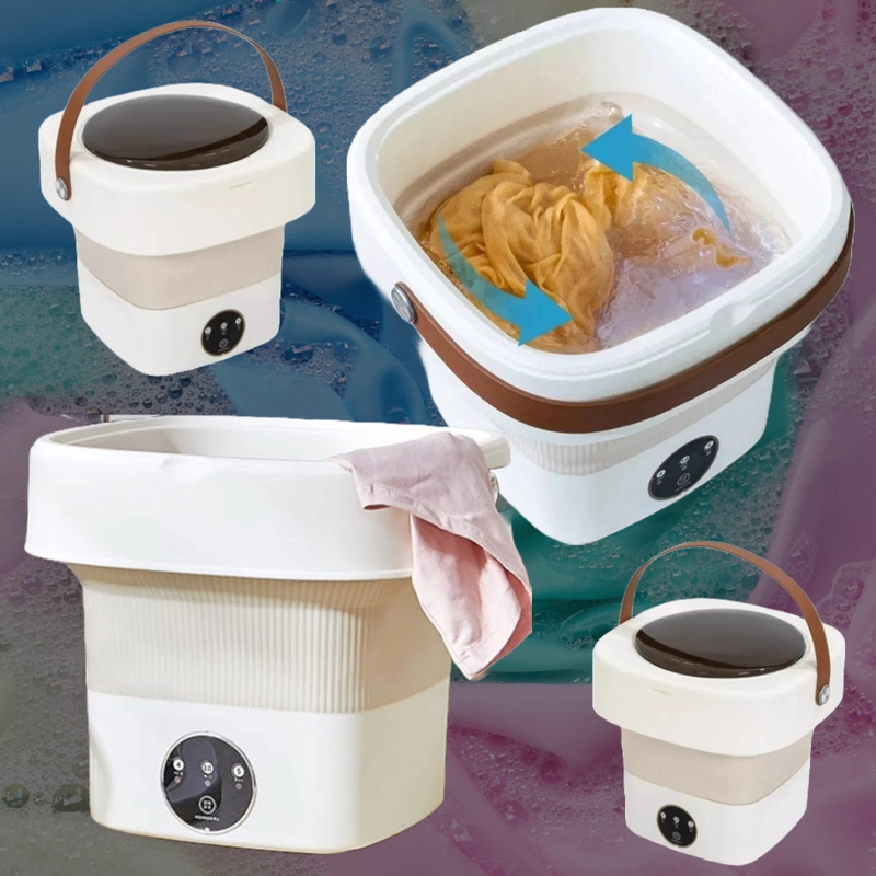 LAVADORA PORTÁTIL MINI PLEGABLE 3 MODOS LIMPIEZA RONDON - 3