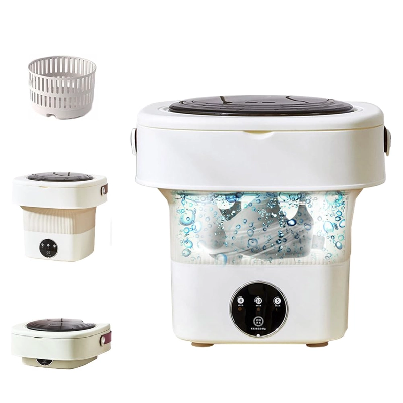 LAVADORA PORTÁTIL MINI PLEGABLE 3 MODOS LIMPIEZA RONDON - 7