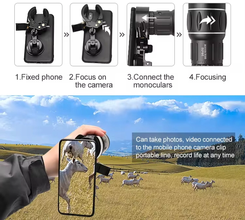 MONOCULAR HD COMPACTO DEFINICION ALCANCE PROFESIONAL RONDON - 8