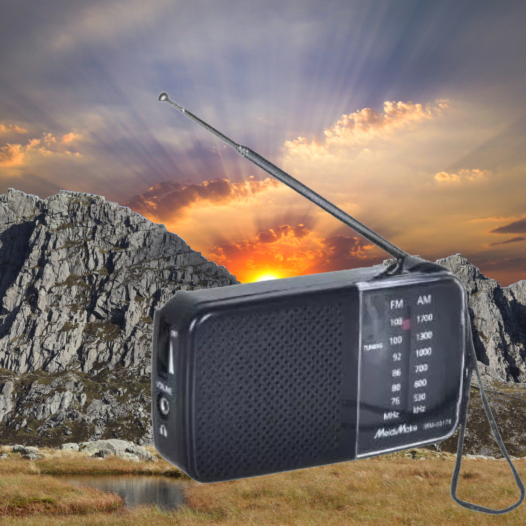PARLANTE PORTATIL RADIO ANALÓGICO 2 BANDAS MUSICA RONDON - 3