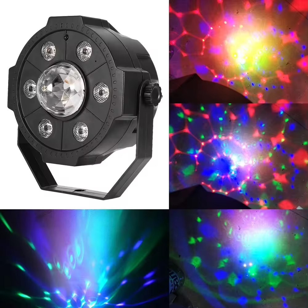 LUZ LED REFLECTOR RGBW PAR LED LUZ DISCO FIESTA RONDON - 7