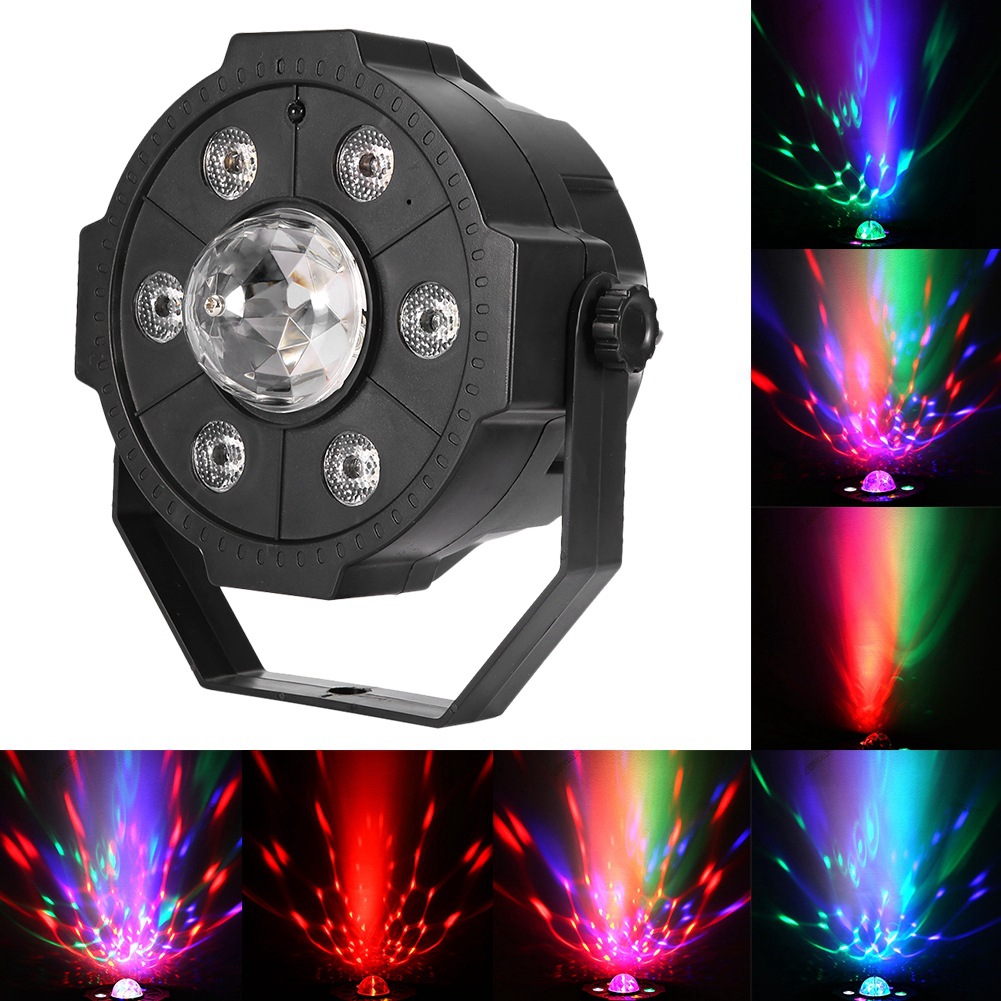 LUZ LED REFLECTOR RGBW PAR LED LUZ DISCO FIESTA RONDON - 9