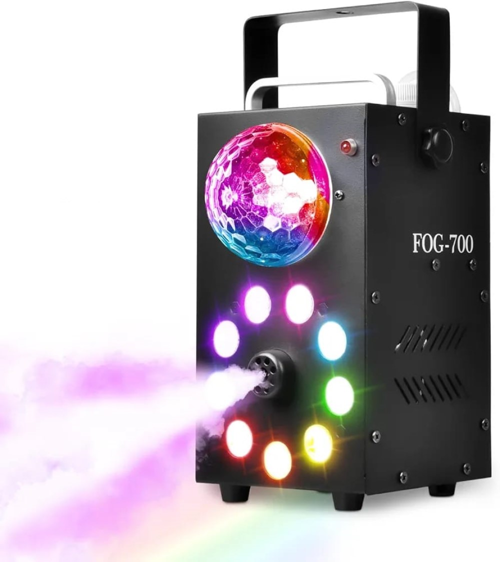 LUCES DISCOTECA LED BOLA FIESTA HAMBIENTE HUMO DJ RONDON - 1