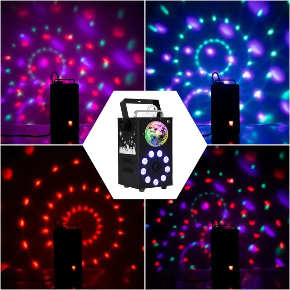 LUCES DISCOTECA LED BOLA FIESTA HAMBIENTE HUMO DJ RONDON - 2