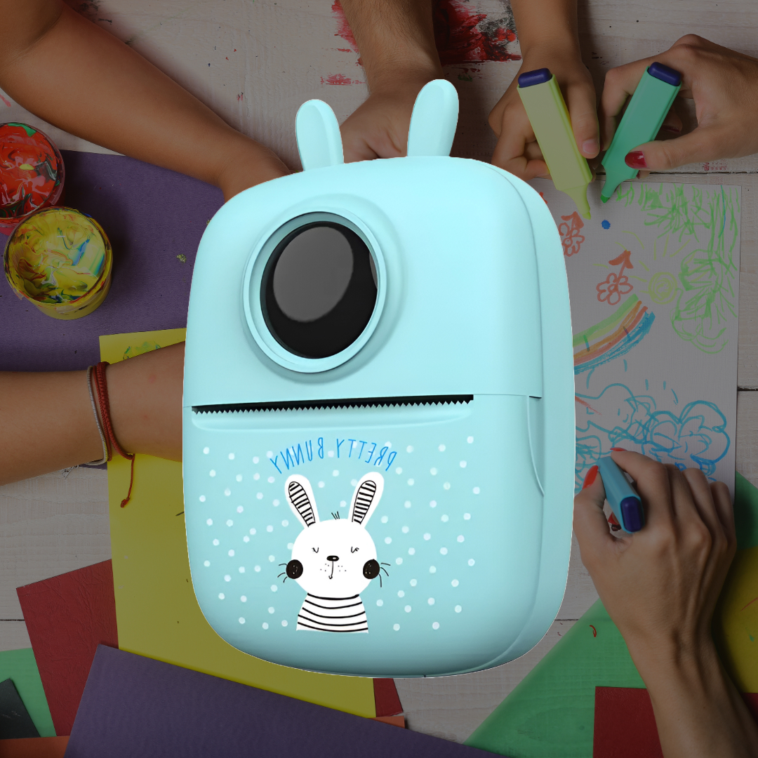 MINI IMPRESORA BOLSILLO INSTANTANEA SIN TINTA IMPRIME RONDON - 1