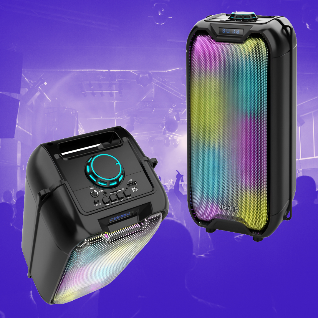 PARLANTE PORTÁTIL ALTAVOZ PISCINA BLUETOOTH RGB AUDIO RONDON - 7
