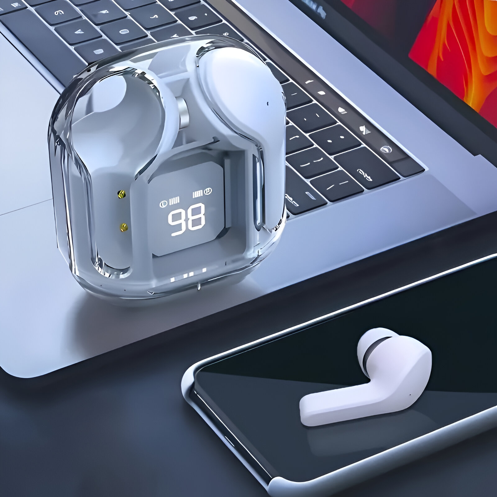 AUDIFONOS INALAMBRICOS MINI CALIDAD AUDIO BLUETOOTH RONDON - 7