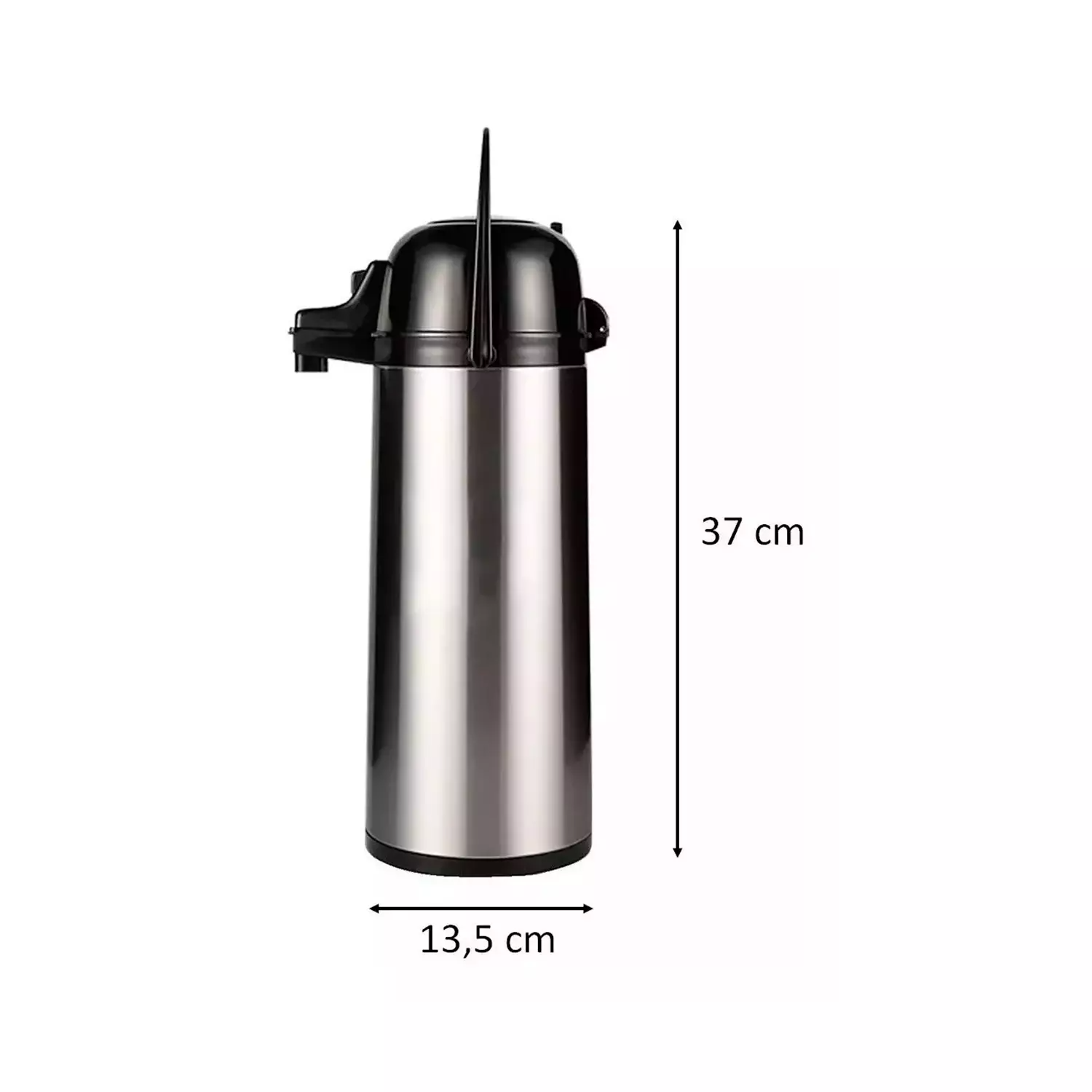 TERMO CAFÉ CROMADO PRESION FRIO CALIENTE BEBIDAS RONDON - 7