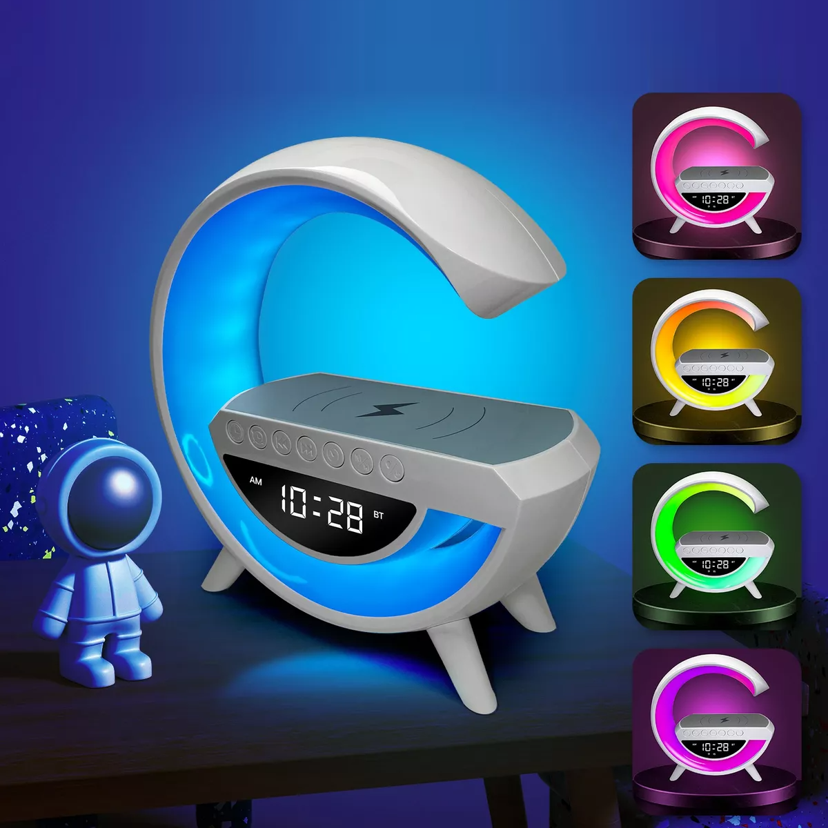 PARLANTE PORTATIL BLUETOOTH RELOJES DESPERTADORES RONDON - 1