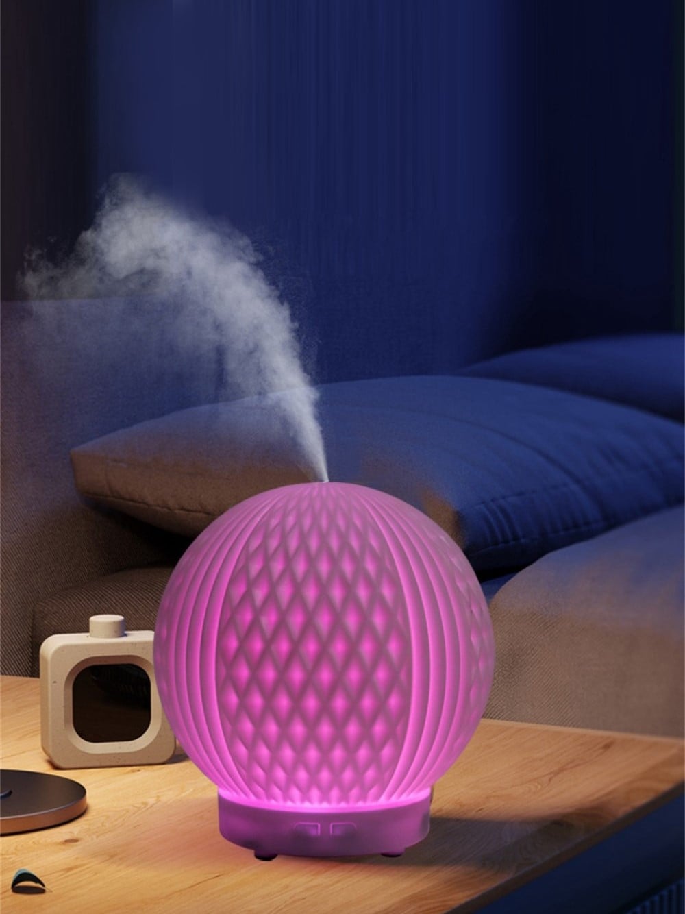HUMIDIFICADOR DIFUSOR ESENCIAL AROMA LUZ HOGAR RONDON - 4