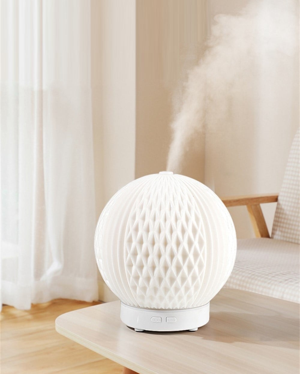 HUMIDIFICADOR DIFUSOR ESENCIAL AROMA LUZ HOGAR RONDON - 5