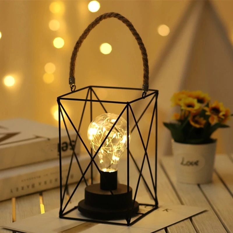LAMPARA ESCRITORIO MESA SALA ESTAR DORMITORIO LUZ RONDON - 1