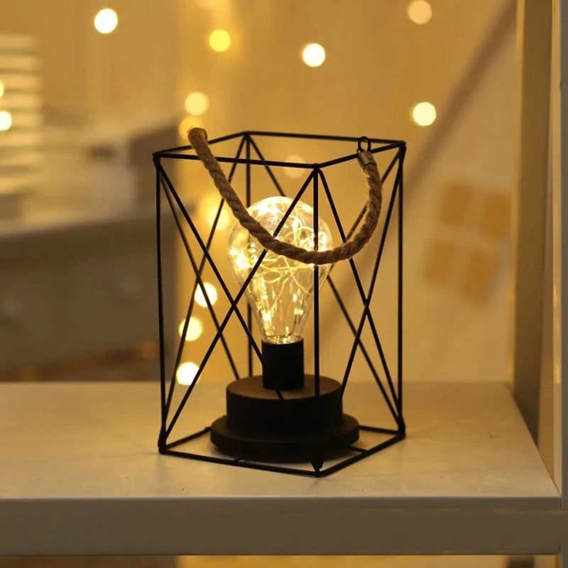 LAMPARA ESCRITORIO MESA SALA ESTAR DORMITORIO LUZ RONDON - 9
