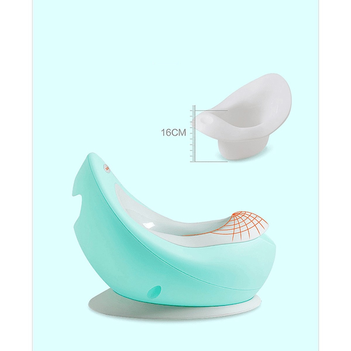 PELELA ENTRENADOR ORINAL ASIENTO INODORO BEBÉ RONDON - 5