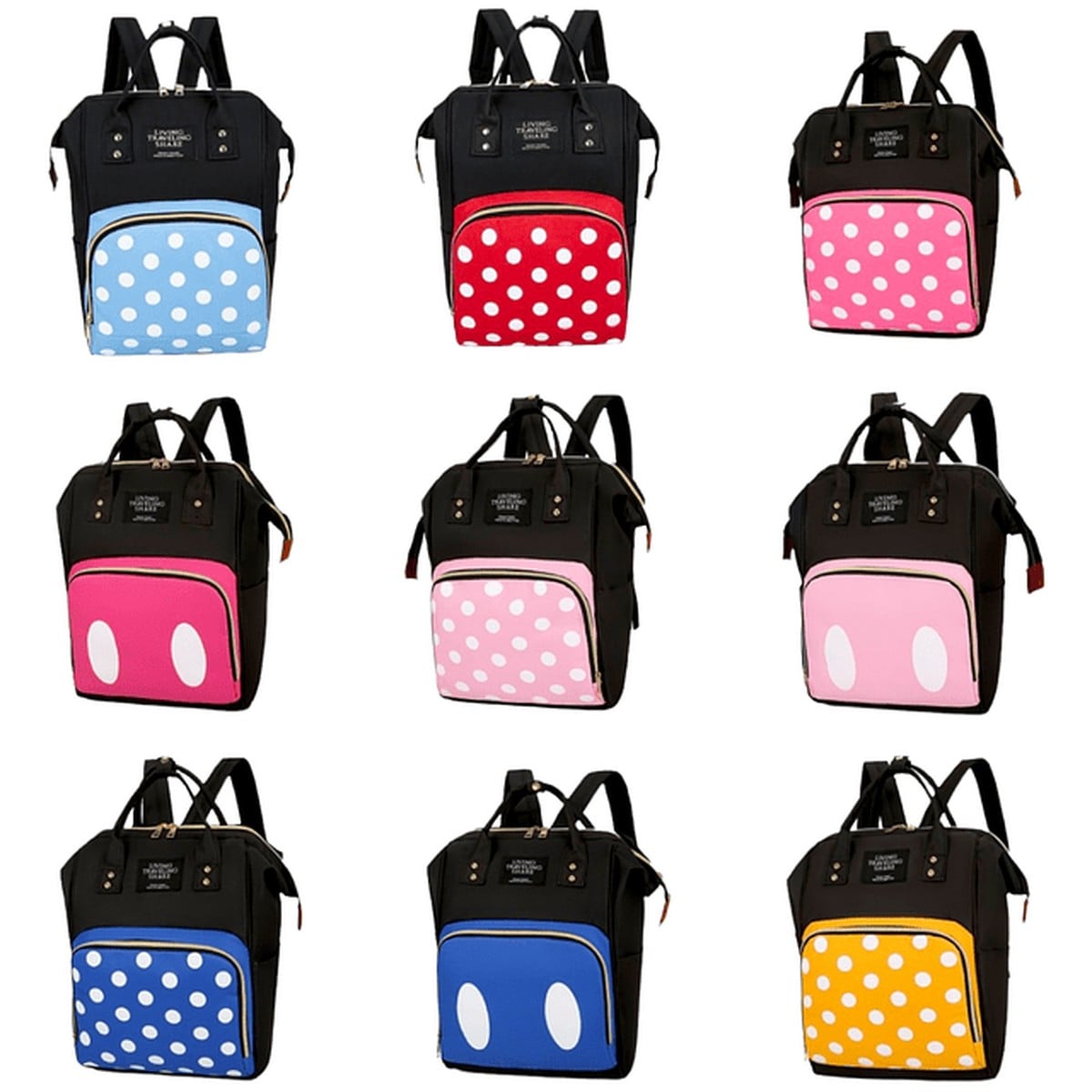 MOCHILA PAÑALERA TÉRMICA BEBÉ NIÑOS REGALO MALETA RONDON - 1