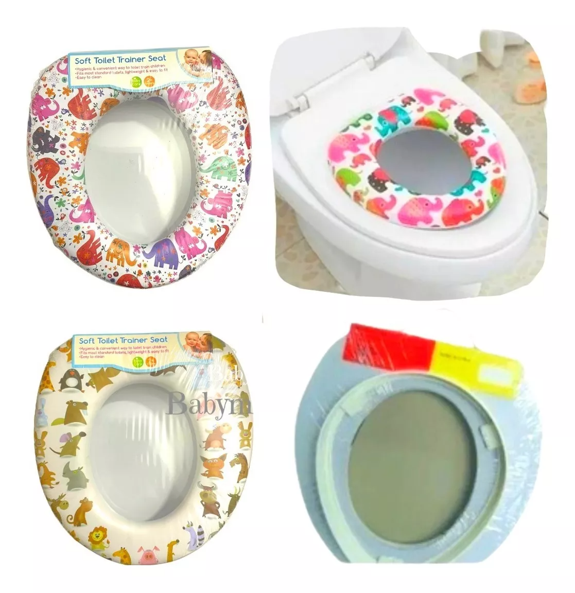 ADAPTADOR ASIENTO INODORO BEBE ACOLCHADO SUAVE RONDON - 5