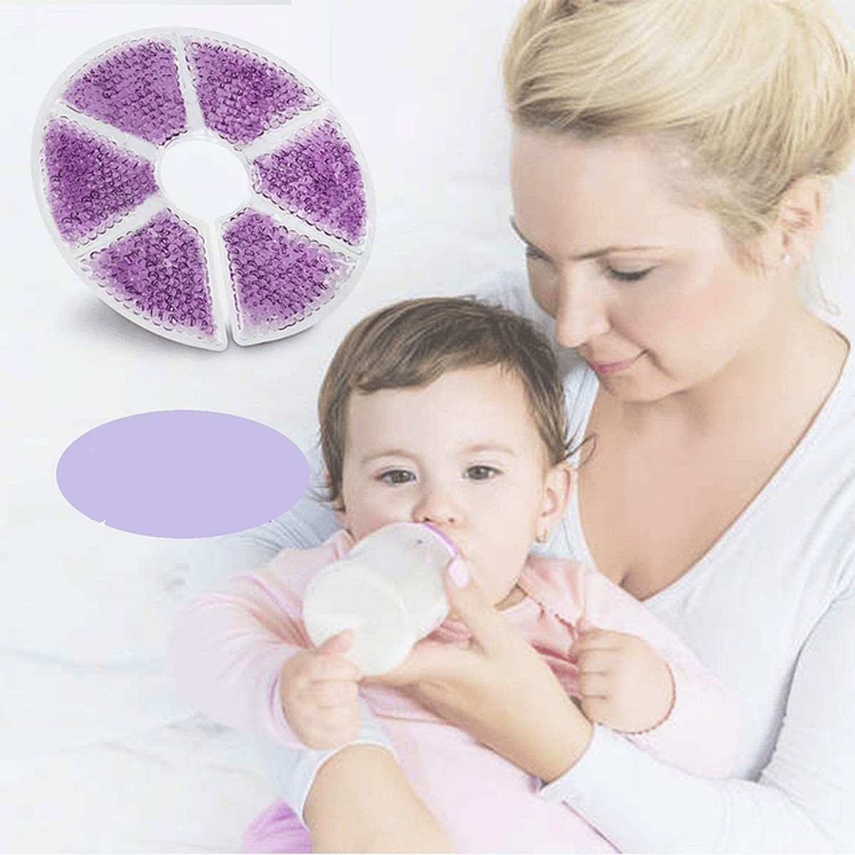 ALMOHADILLA LACTANCIA MATERNA GEL COMODIDAD BEBE RONDON - 3