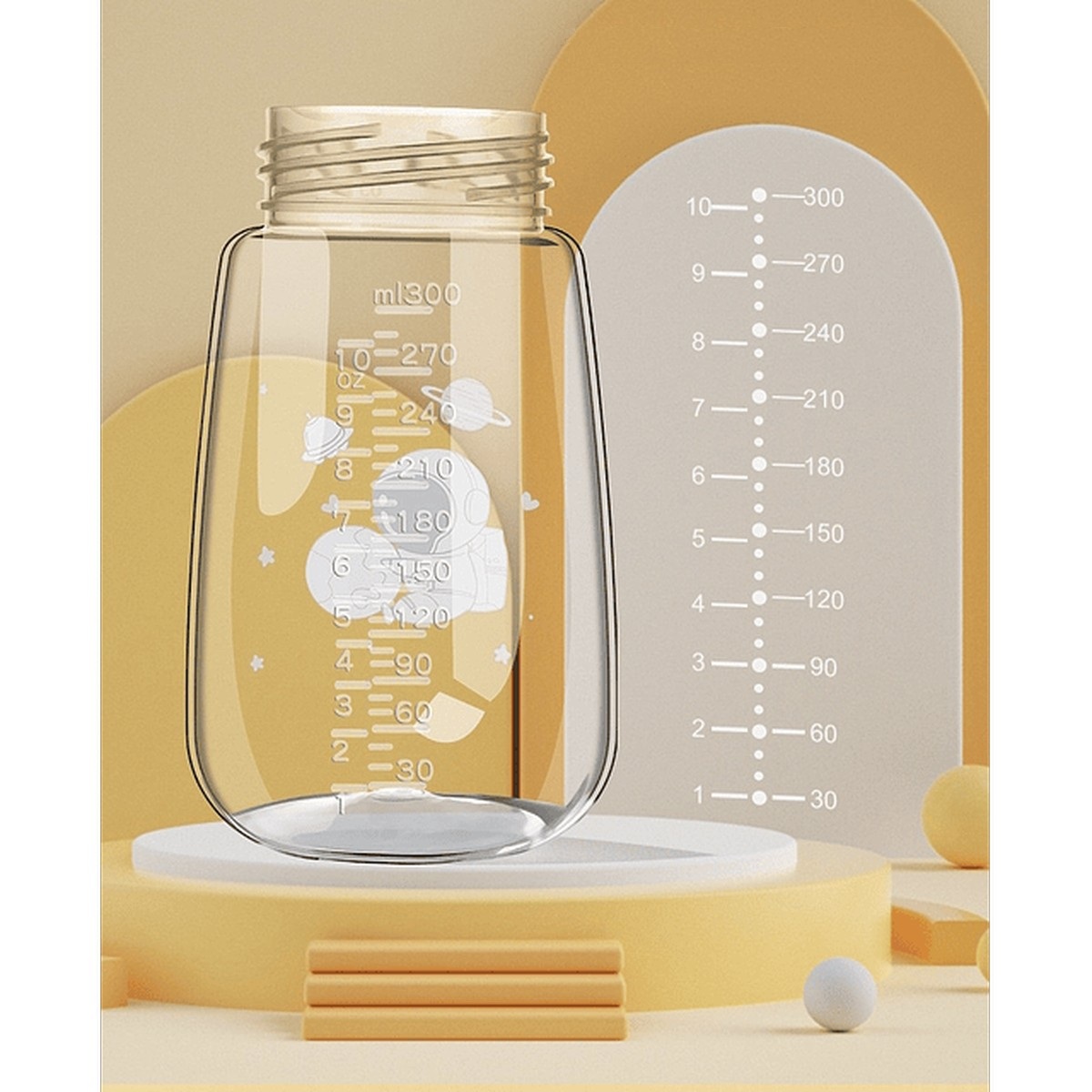 MAMADERA ASAS PARA BEBE Y NIÑOS 300ML BIBERON CALIDAD RONDON - 7