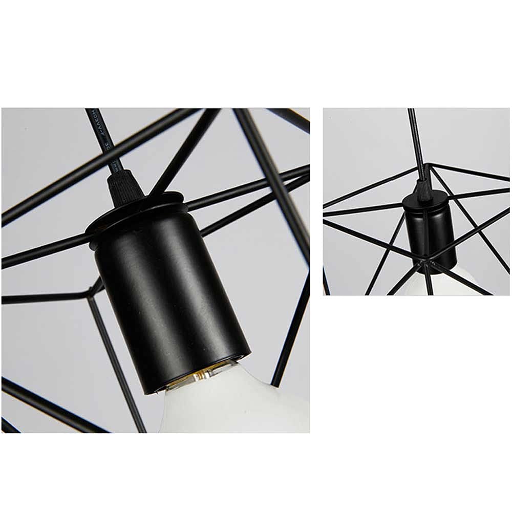 LÁMPARA COLGANTE LUCES LED COLGANTE CUADRADO MODERNA JER - 7