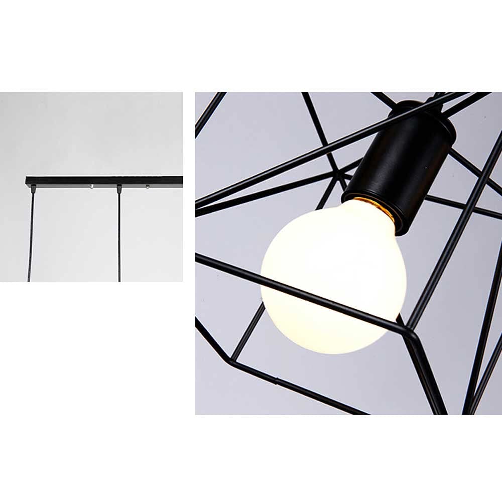 LÁMPARA COLGANTE LUCES LED COLGANTE CUADRADO MODERNA JER - 8