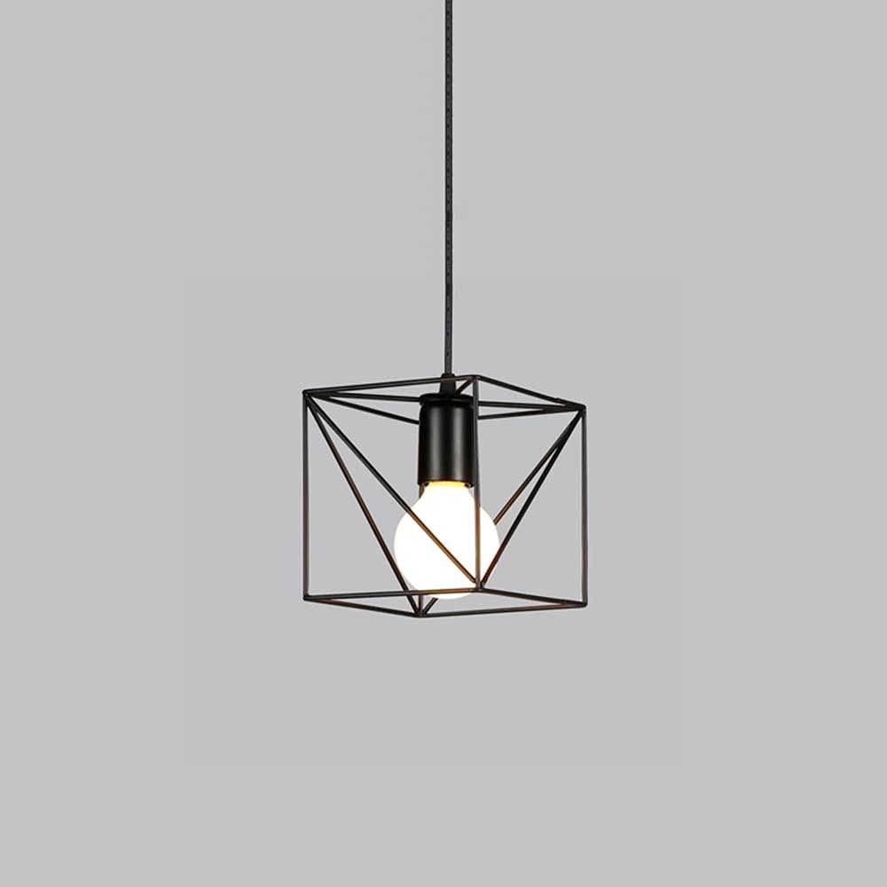 LÁMPARA COLGANTE LUCES LED COLGANTE CUADRADO MODERNA JER - 9
