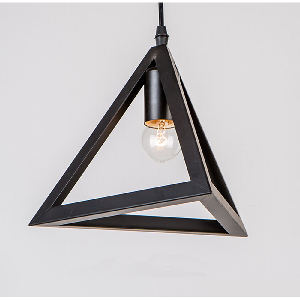 LÁMPARAS COLGANTES FORMA PIRÁMIDE LUZ TRIÁNGULO LUCES JER - 7