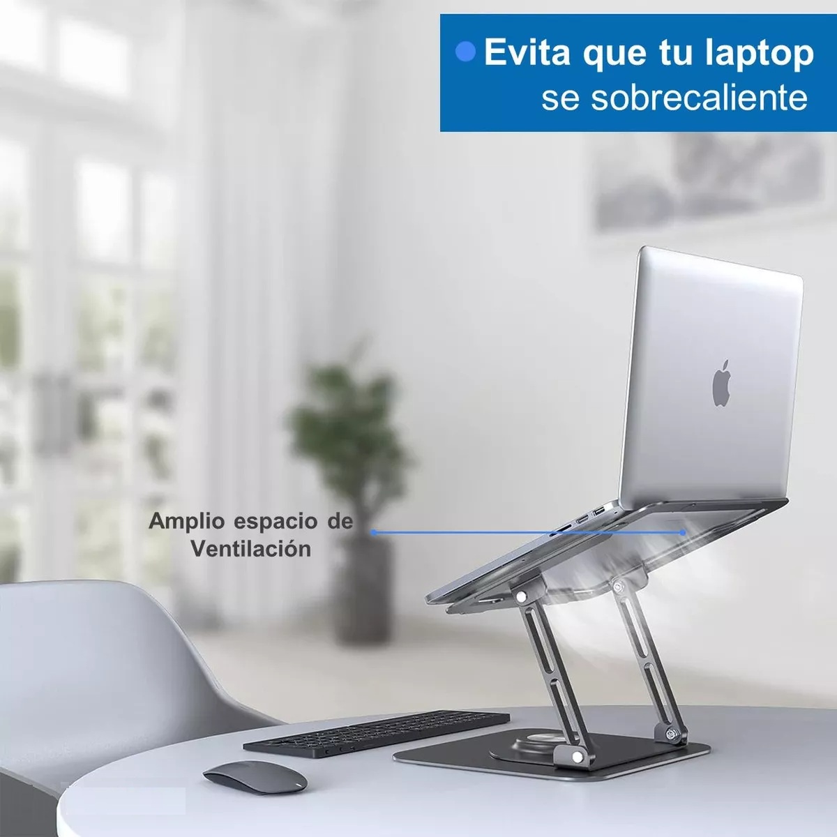 SOPORTE BASE NOTEBOOK AJUSTABLE GIRATORIO 360 LAPTOP  JER - 1