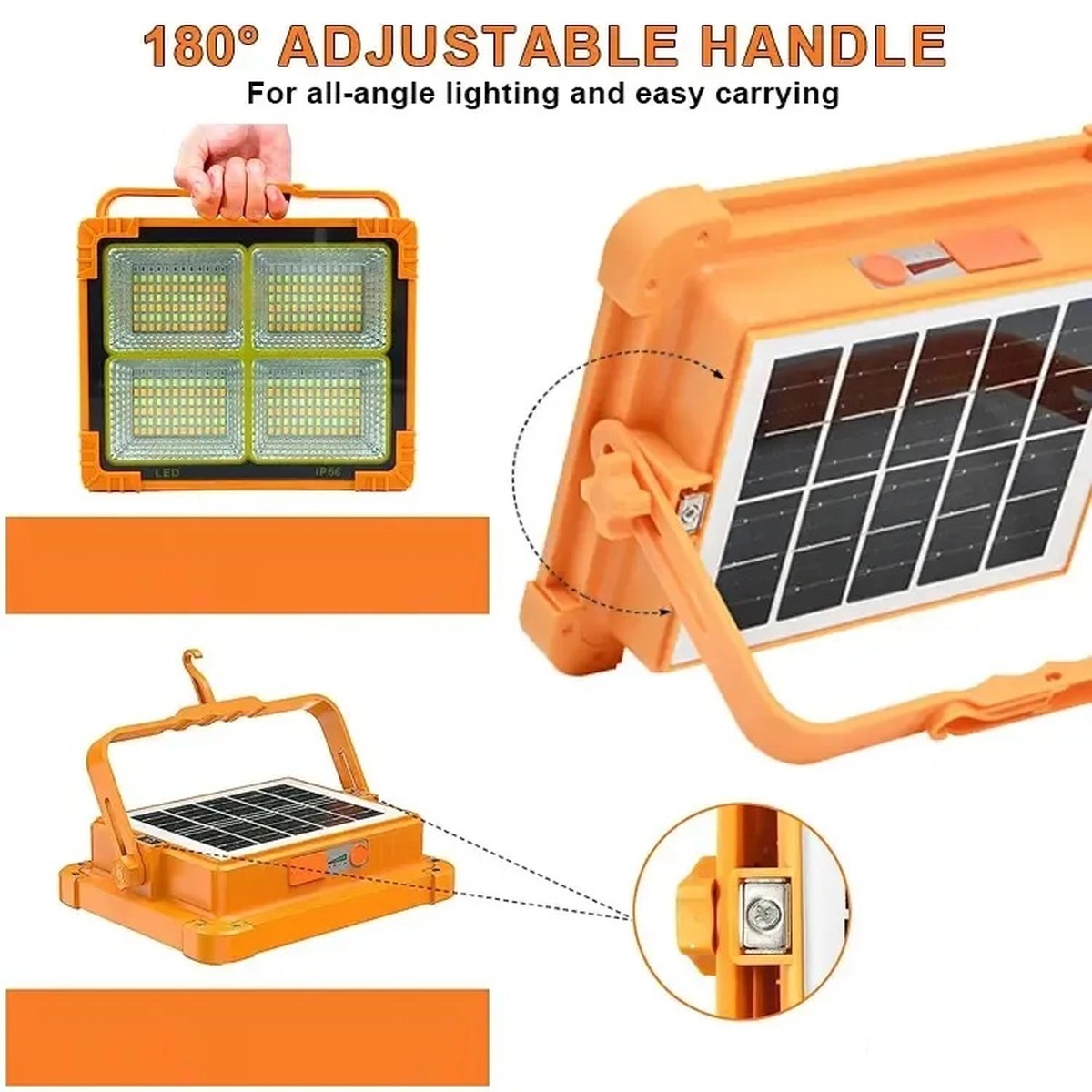 REFLECTOR SOLAR ILUMINACION EXTERIOR LED AIRE LIBRE JER - 2