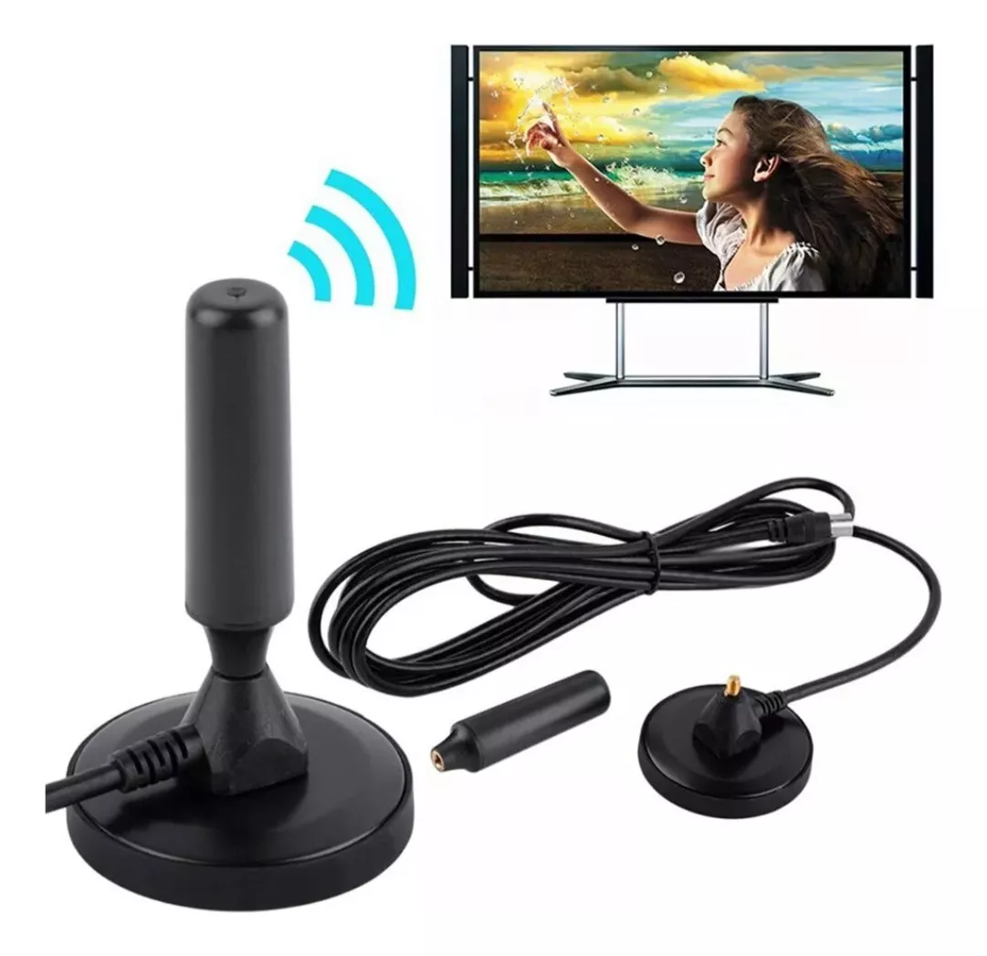 ANTENA HD TELEVISIÓN DIGITAL ANTENA AMPLIFICADA INTERNA JER - 8