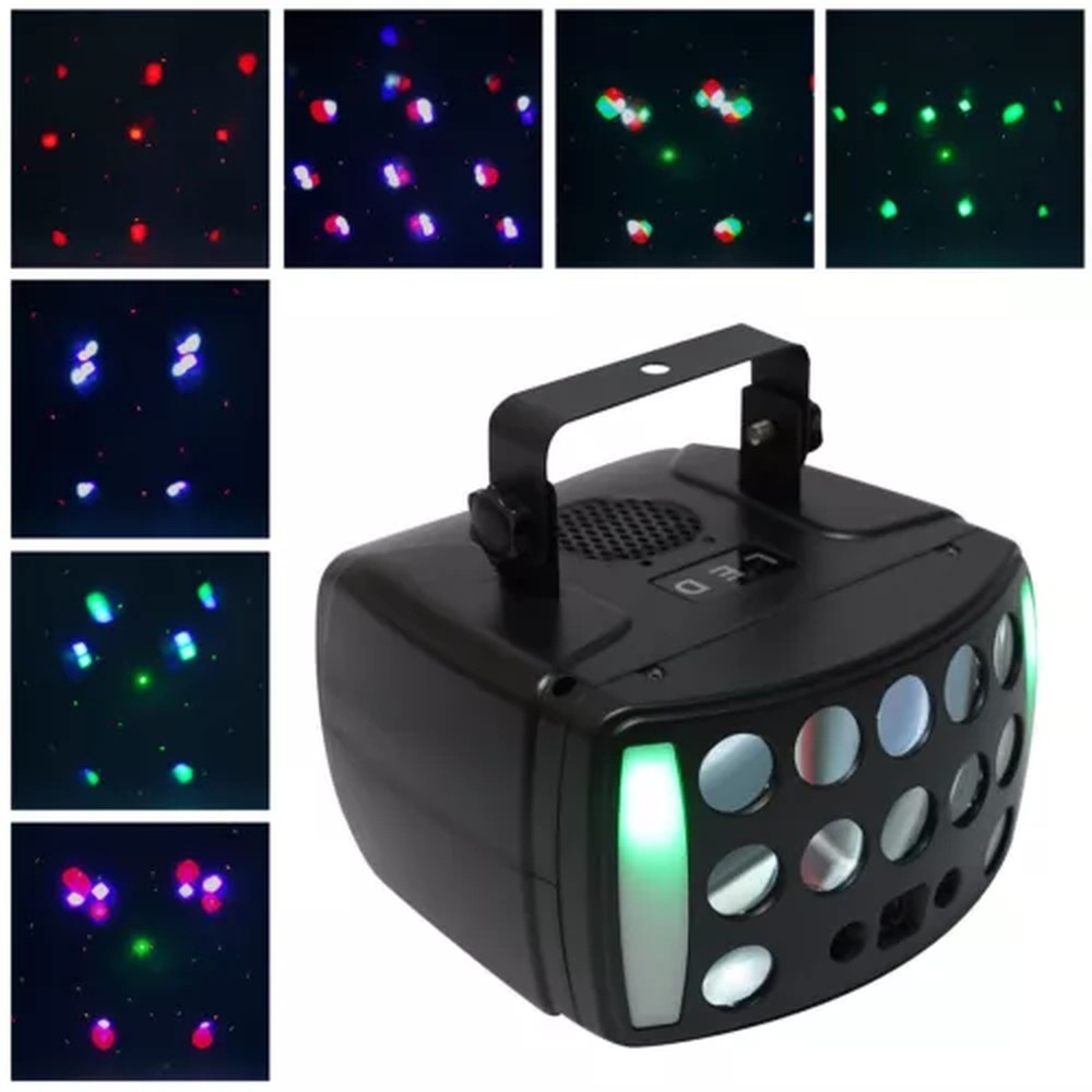 LUCES ESCENARIO LED RGB DJ DISCOTECA ESTROBOSCOPICA JER - 1