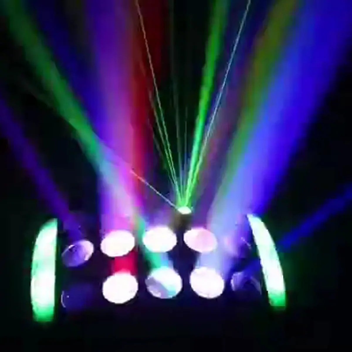 LUCES ESCENARIO LED RGB DJ DISCOTECA ESTROBOSCOPICA JER - 2