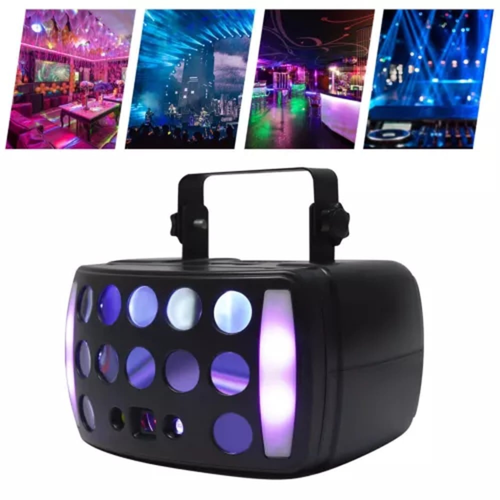 LUCES ESCENARIO LED RGB DJ DISCOTECA ESTROBOSCOPICA JER - 3