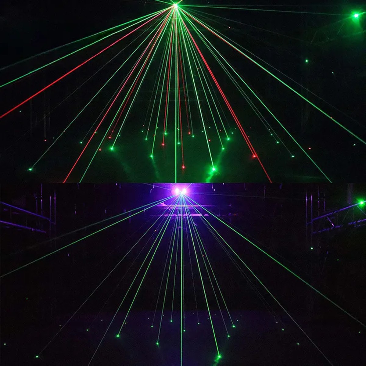 LUCES ESCENARIO LED RGB DJ DISCOTECA ESTROBOSCOPICA JER - 6