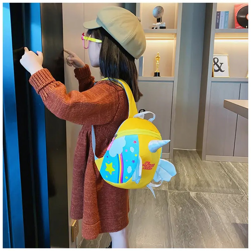 MOCHILA ESCOLAR JARDÍN INFANTES NIÑAS UNICORNIO ALMACEN JER - 2