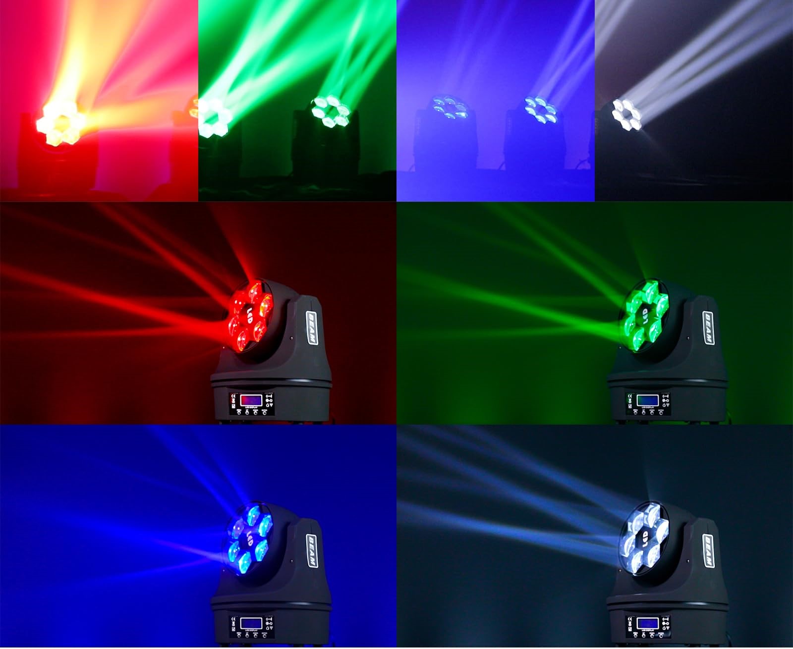 PROYECTOR FOCO ILUMINACION LASER MOVIL 4 EN 1 LAU - 4