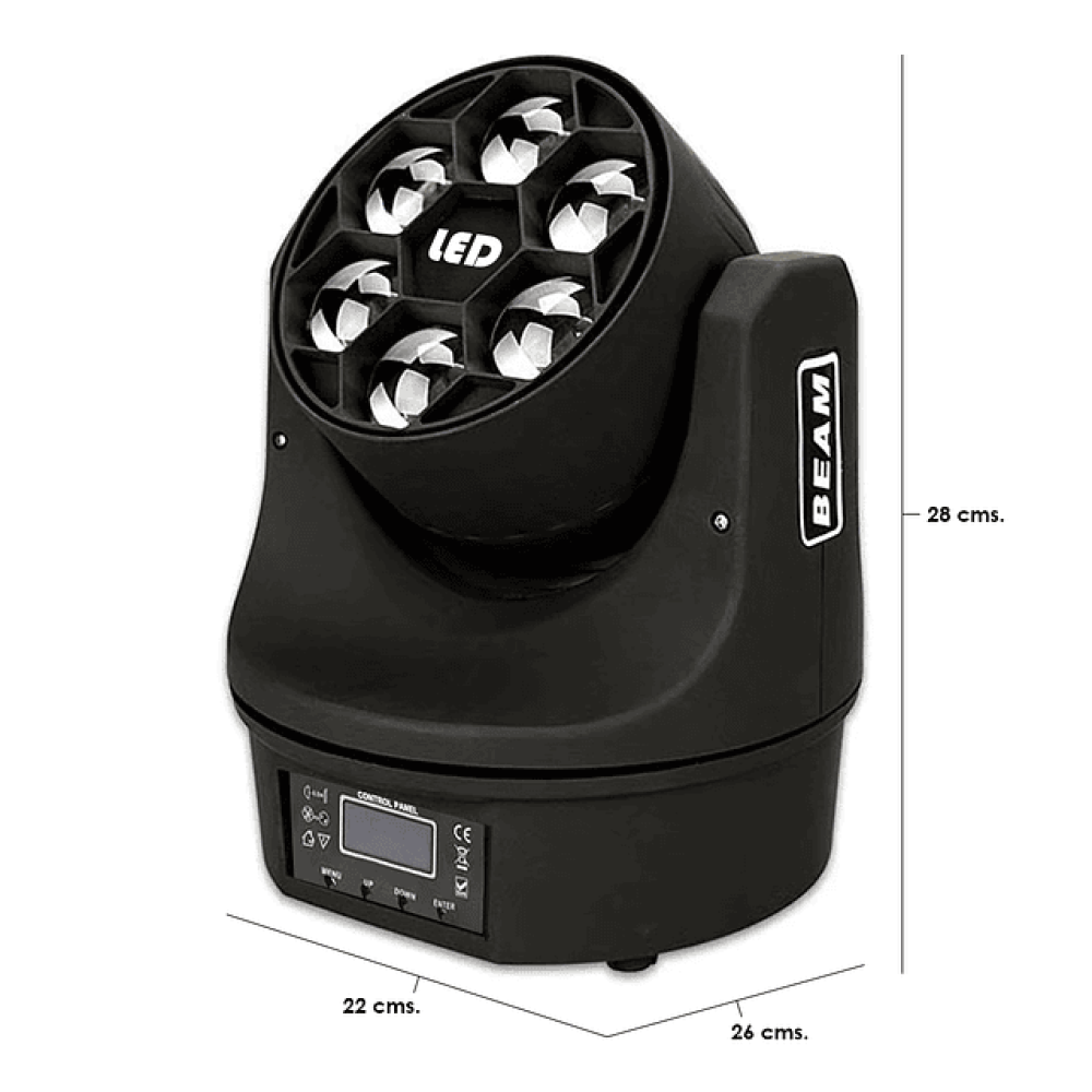 PROYECTOR FOCO ILUMINACION LASER MOVIL 4 EN 1 LAU - 6