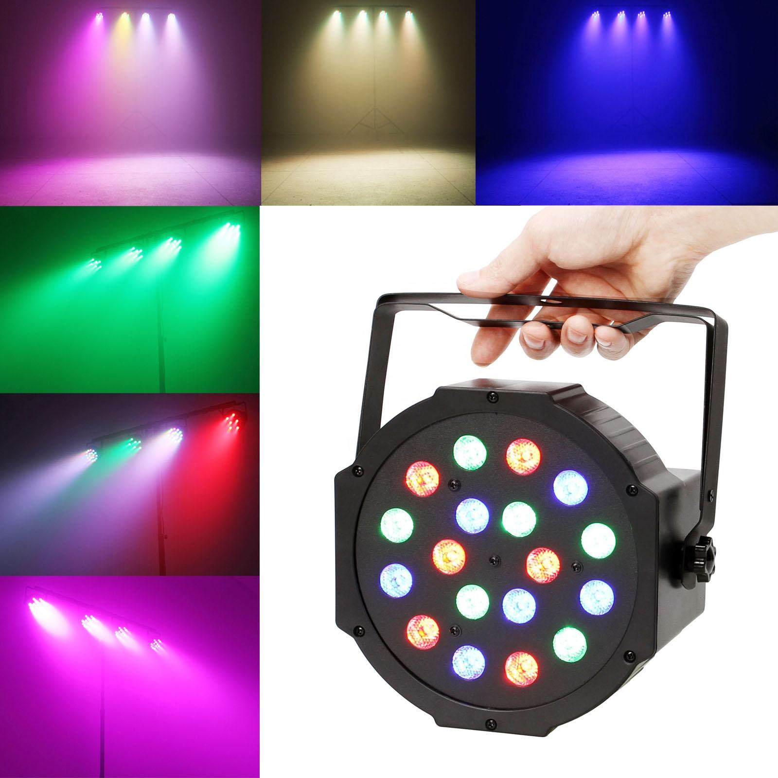 LUCES DMX ILUMINACION LED REFLECTOR FIESTAS LAU - 5