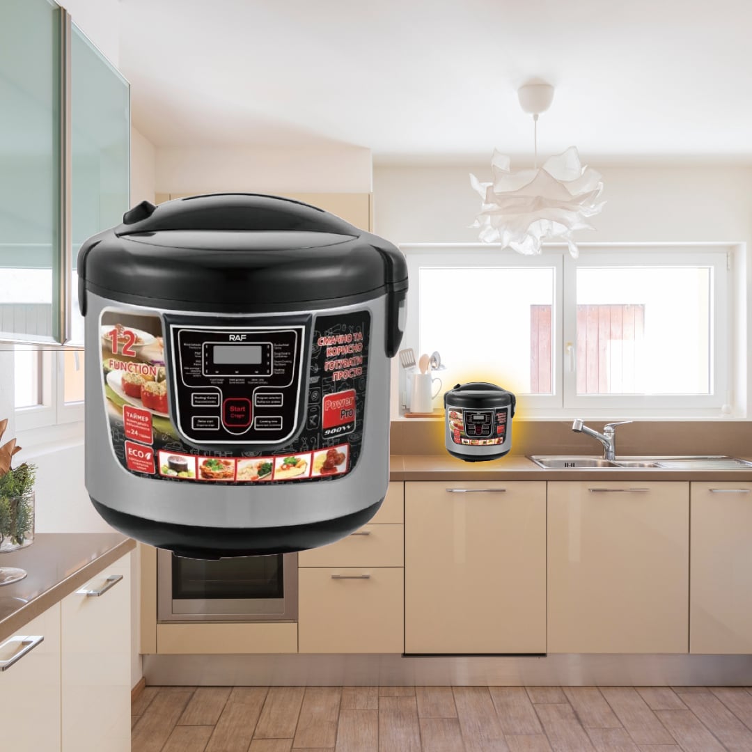 OLLA MULTICOCCION FREIR GUISAR VAPOR DIGITAL PROGRAMABLE LAU - 5