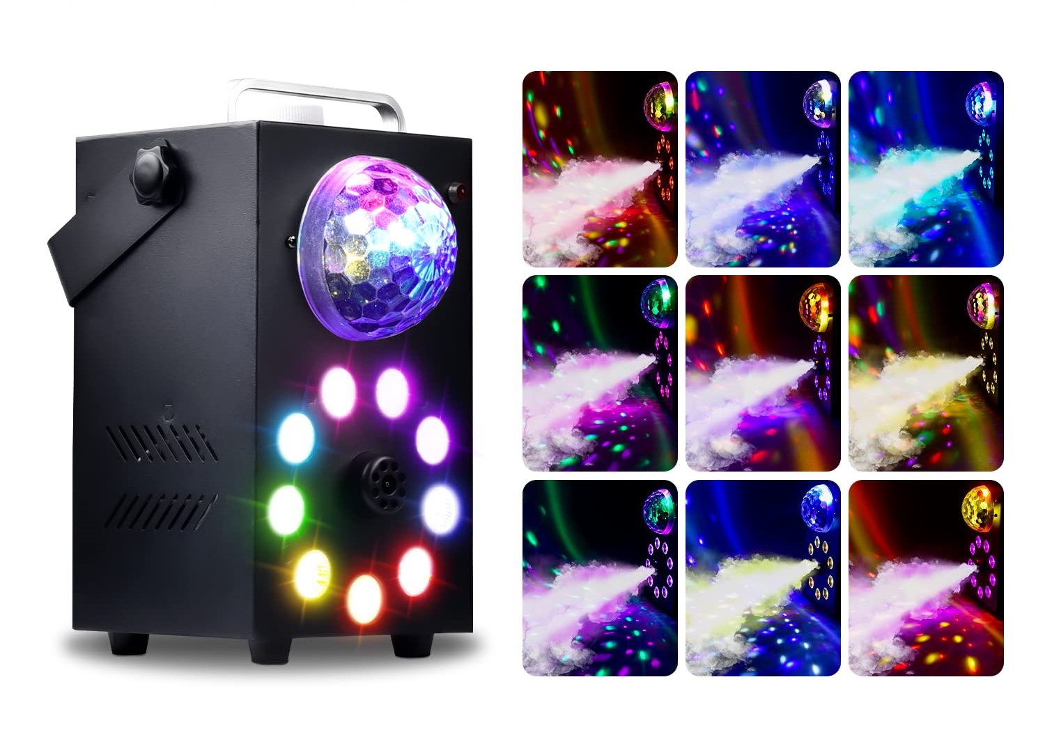MAQUINA HUMO NIEBLA LUCES LED ESCENARIO DJ CONTROL LAU - 3