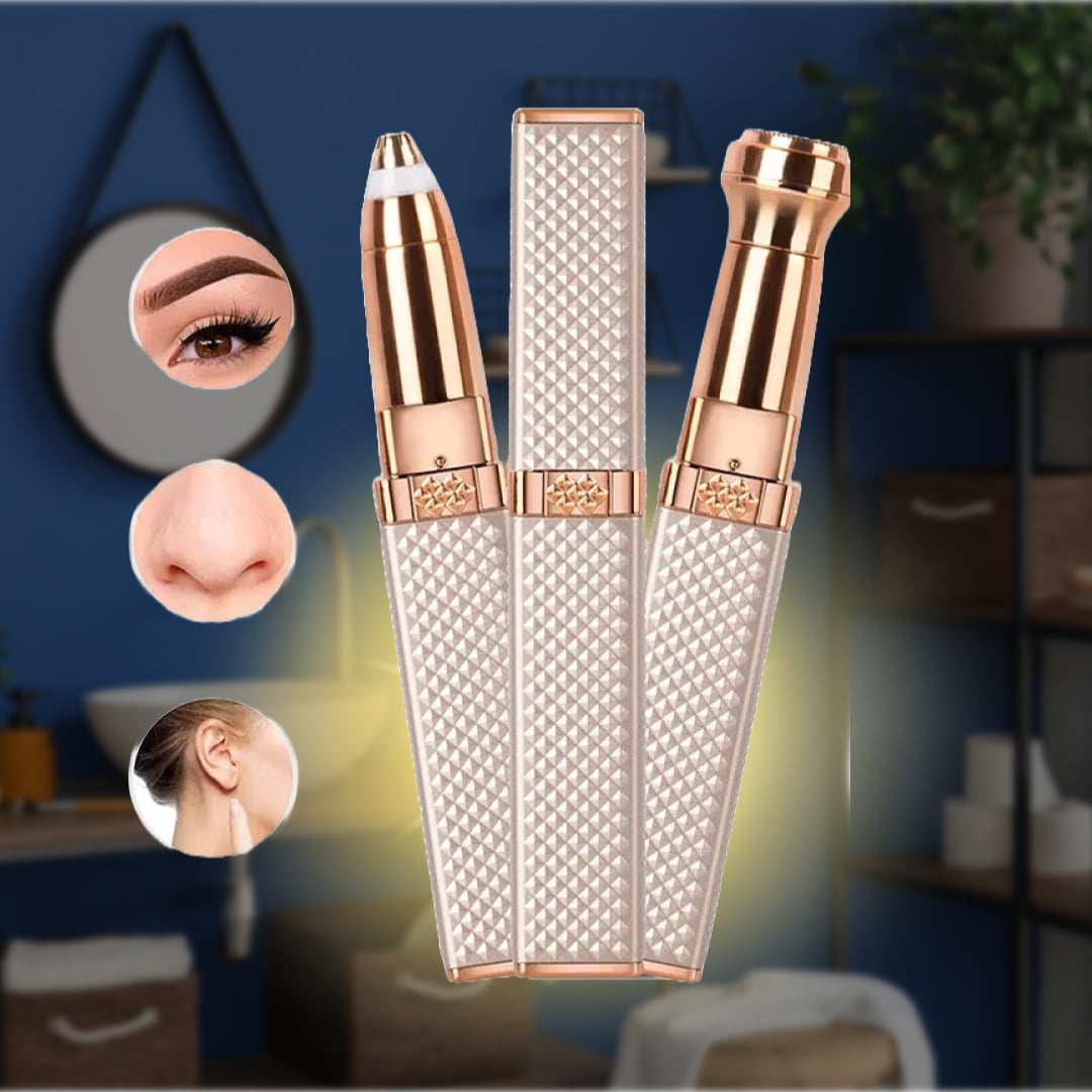 DEPILADORA FACIAL REMOVEDOR CEJAS 2 EN 1 RECARGABLE LAU - 2