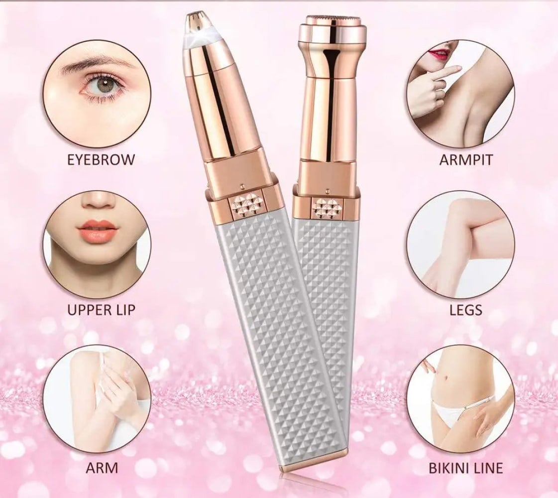 DEPILADORA FACIAL REMOVEDOR CEJAS 2 EN 1 RECARGABLE LAU - 6