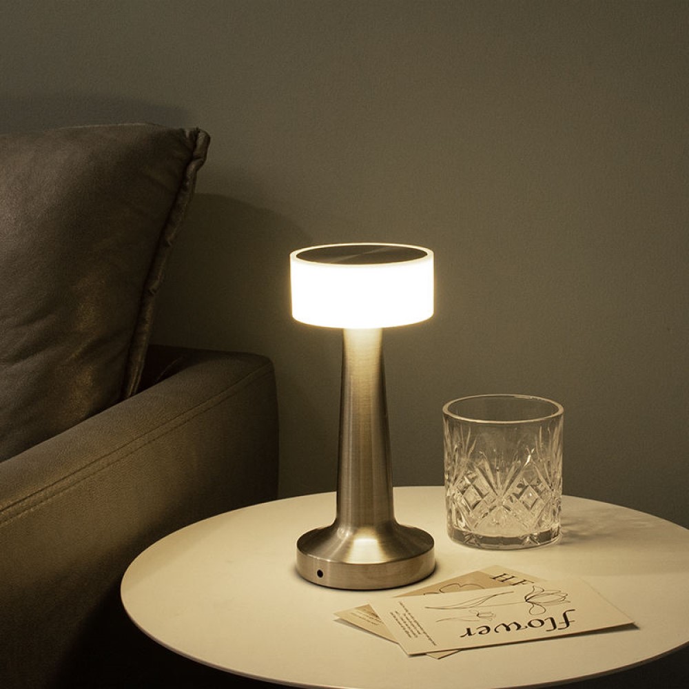LAMPARA LED PORTATIL METAL BRILLO DECORACION RETRO LAU - 5